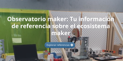 Featured Image for Lanzamiento inicial del sitio web del Observatorio Maker